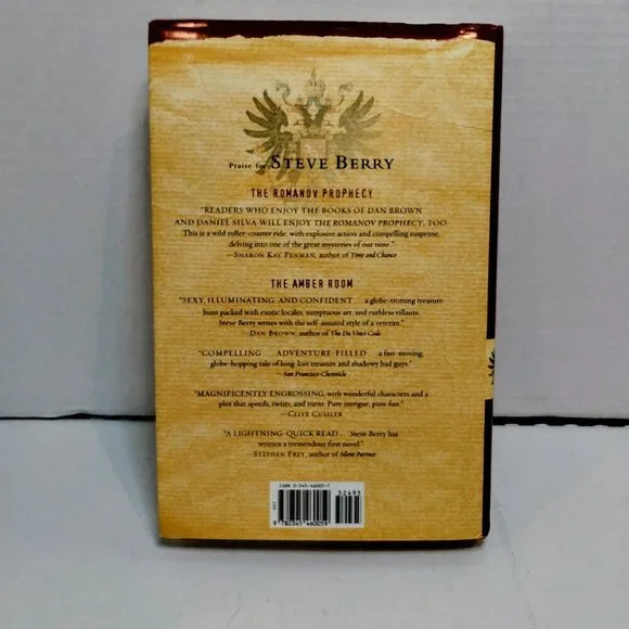 STEVE BERRY The Romanov Prophecy FIRST EDITION FIRST PRINTING - Picture 3 of 5
